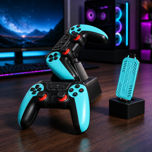U36 Gaming Stick – 20 000 Retro Spill i 4K HD | 2 Trådløse Kontrollere